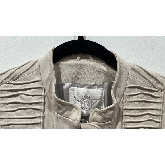 BURNING TORCH LEATHER JACKET BNWT - Picture 3 of 14